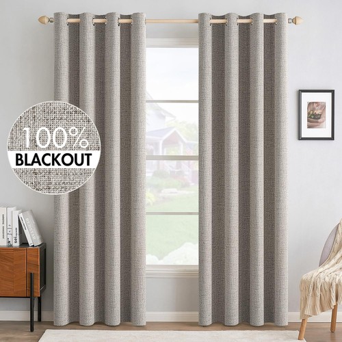 Miulee 100 blackout - blackout, linen