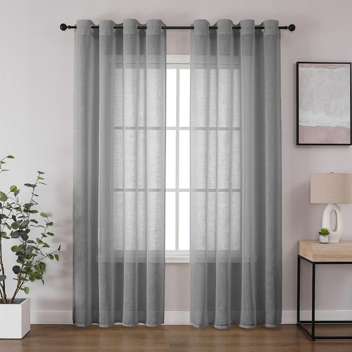 Cucraf voile curtains grey - curtains,