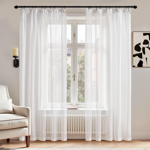 Topick white net curtains - topick,