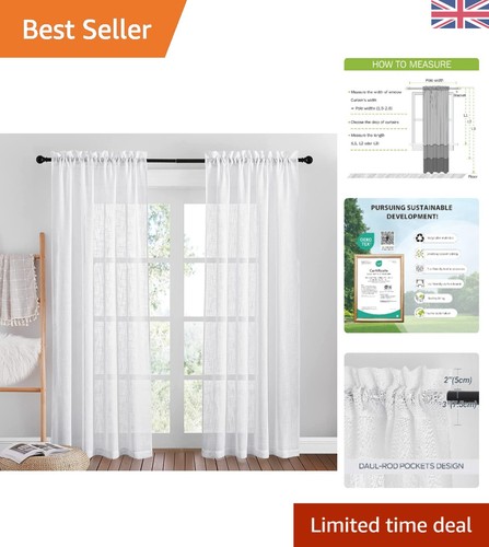 Versatile white voile curtains - versatile,