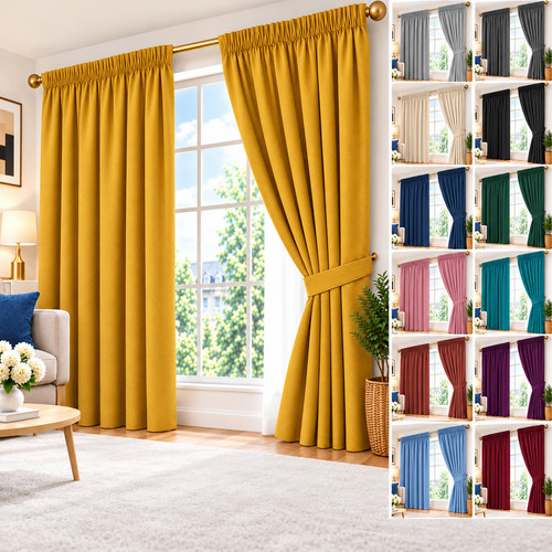 Blackout curtains thermal - blackout,