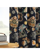 Floarl Blackout Curtains for