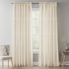 Natural Linen Voile Curtain