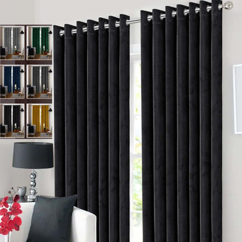 Heavy blackout velvet curtains - blackout,