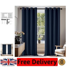 84-Inch Drop Navy Blue