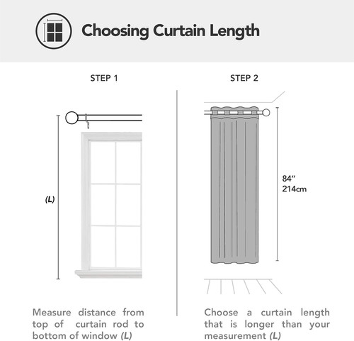 Deconovo blackout curtain - deconovo, 52