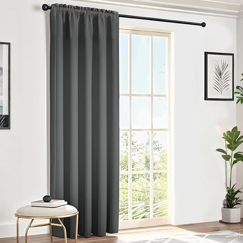 Grey blackout curtains - grey,