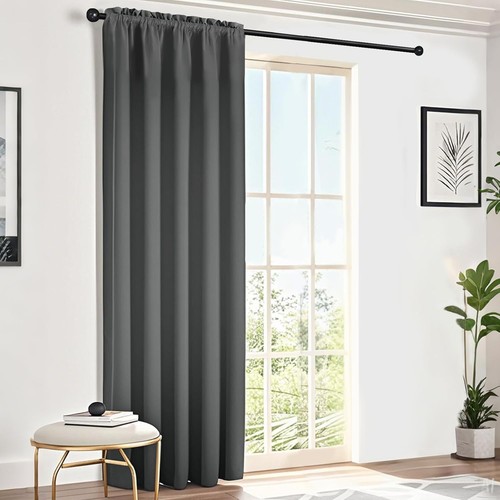 Grey blackout curtains - blackout,