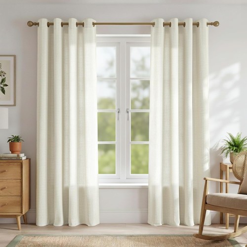 Pony dance linen curtains - pony,