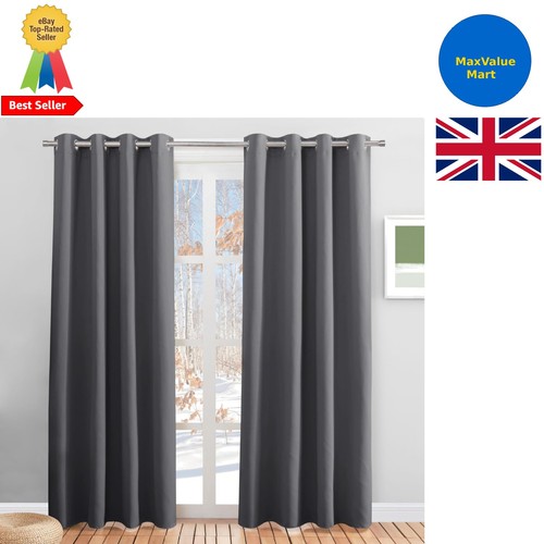 Luxury grey eyelet blackout - luxury,