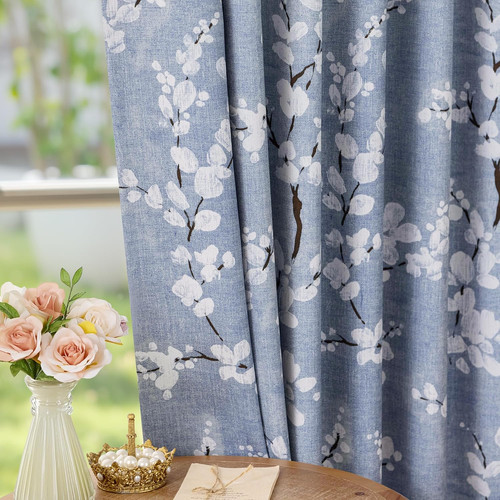 Fmfunctex blue floral blackout - blue,